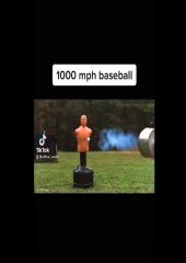 Watch This Baseball Go 1000 MPH